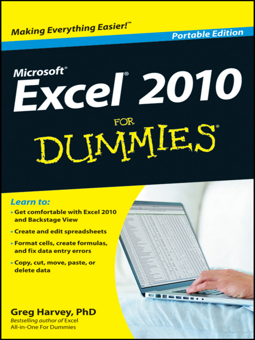 Title details for Excel 2010 For Dummies by Greg Harvey - Available